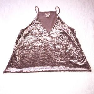 Target Mossimo Velour Tank Top